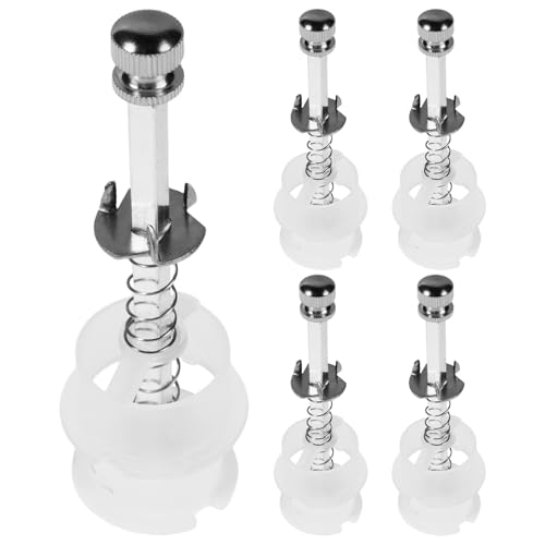 HIAKDOFT Lot de 5 Tiges de Broyage pour Moulin à Épices 10 Pouces Pièces de Rechange Solide en Métal Kit Compatible pour Moulin à Poivre et Sel Entretien Facile Réparation Manuelle