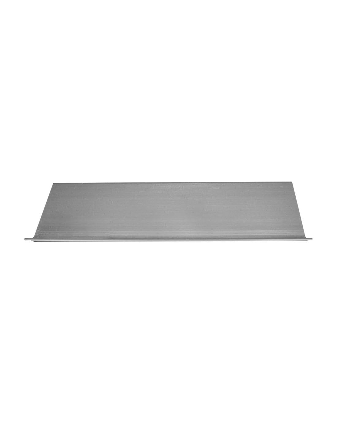 JARDIN202 - Rodapie Aluminio Labio Inferior 2m | Seleccione color y medida | 70mm alt. 2m larg. (Gris-Metalizado)