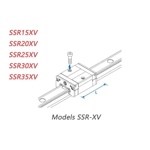Chariot de guidage linéaire SSR15XV pour machine d'impression offset - 3