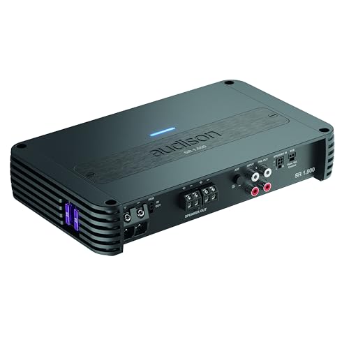 Audison SR 1.500.2 D-Class Mono Bass Amplifier 1000 Wrms X 1 at 1-Ohms