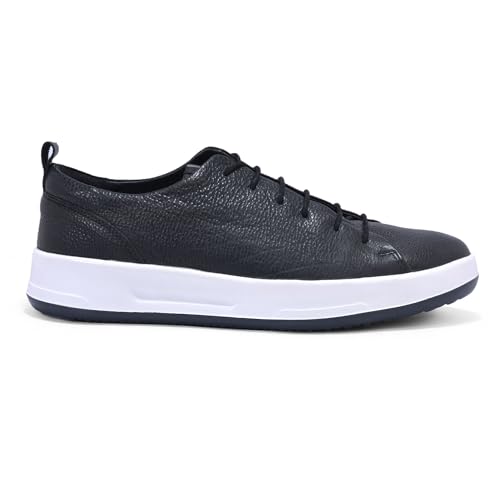 Image of Woodland Men Black Casual Sneakers