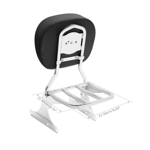 Porte-bagages arrière moto Softail Heritage Classic FLST sissy bar dosseret amovible