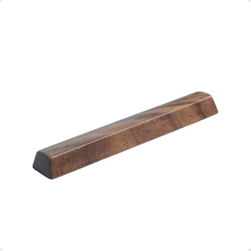 Teclas de madera perfil OEM de nogal negro para mejorar el tacto en teclados Cherry MX