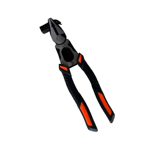 Herramienta ergonómica para pelar cables con construcción de mandíbula de doble propósito, ideal para mantenimiento eléctrico y reparaciones al aire libre, alicates para instalación eléctrica