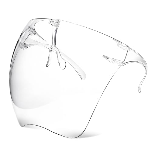 Saviland Nail Face Mask for Nail Drill: Salon Clear Visibility & Comfortable Wear Full Face Shield Visor Splash Resistant Quicker Nail Art Tools for Nail Artists Enthusiasts Technicians Salon Studio