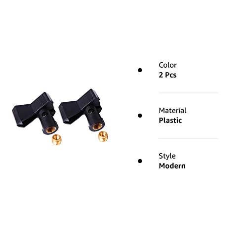 2 Pack Universal Adjustable Wireless Microphone Clip Holder With Adapter #TOP5