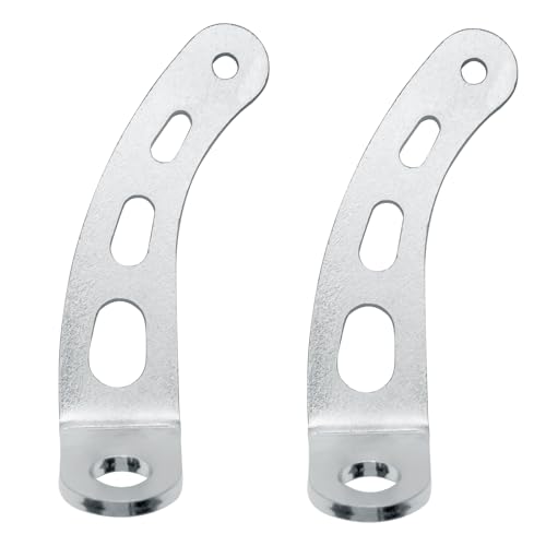 4708 Throttle Return Spring Bracket, Chrome ,Carburetor Throttle Return Spring Bracket - 2 Pack