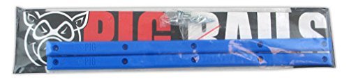 Pig Skateboard Rails 14.25 With 10 Wood Screws Mutiple Colors (Blue) by PIG