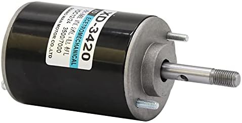 30W Micro Permanent Magnet High Speed DC 12V/24V Motor 80mm 5D90GN Adjustable Speed CW/CCW Low Noise DIY 3500RPM/7000RPM - (Voltage(V): 3500)