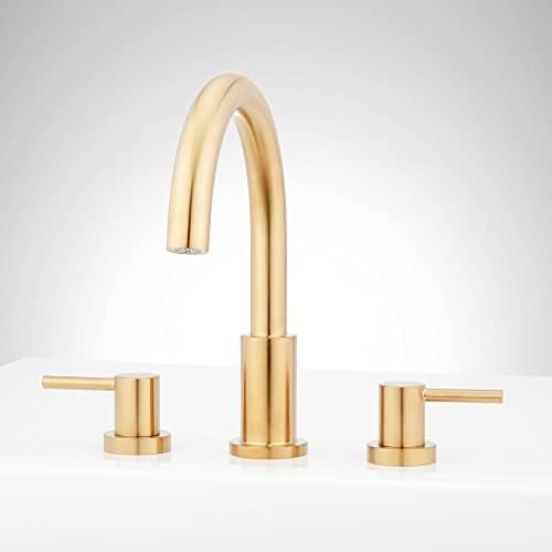 Signature Hardware 483928 Lexia Deck Mounted Roman Tub Filler Faucet - Less Valve - Brushed Gold