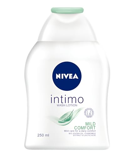 NIVEA Intimo Liquid Soap Gel 250ml Mild Comfort Gently Cleanses, for Intimate Hygiene Alcohol Free Sensitive Skin Chamomile Extract, Jojoba Oil And Lactic Acid Formula (Pack Of 6)