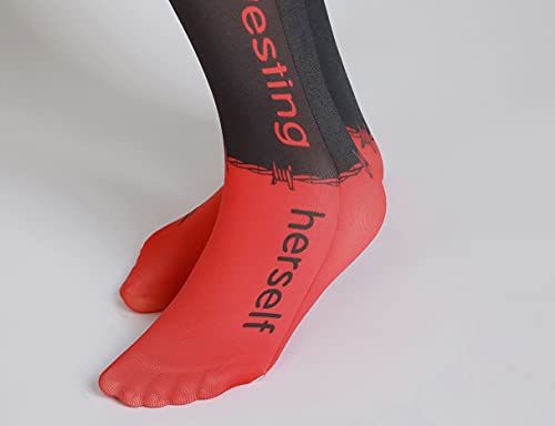 Sahabowi Women Tights, Sheer High Waist Pantyhose, Vintage Control Top Stockings4