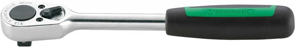 Stahlwille512-2K "512" Reversible Ratchet, Silver/Black, 266 mm