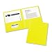 Two-Pocket Portfolio, Embossed Paper, 30-Sheet Capacity, Assorted Colors, 25/BX