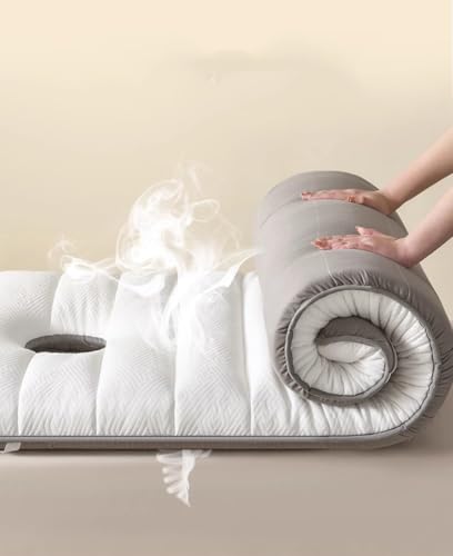 Matratzenauflage aus Memory-Schaum, 70 x 185 cm, rutschfeste Latex-Matratzenauflage mit elastischen Bändern, hochdichtes, weiches Kissen für Salon und Spa, perfekt für Therapie