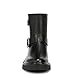 Sam Edelman Women's Kinsley Motorcycle Boot Black Leather 8 Medium