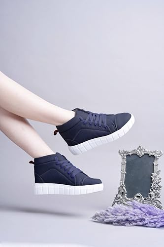 Image of Creattoes Premium Lace-Up Boots for Women & Girls - Fashionable, All-Day Comfort, Perfect for Casual & Outdoor Wear | CR08
