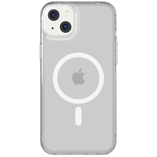 tech21 Evo Clear Coque pour iPhone 14 Plus, Compatible avec MagSafe, Étui de téléphone de Base, TPU and Antimicrobien, Transparente, Protéger des Chutes: 3.6m