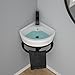 Kichae Wall Mount Hang Small Vessel Sink - 16