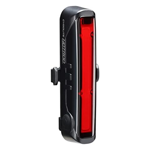 Cygolite Hotrod – 120 Lumen Bike Tail Light - 7 Night & Daytime Modes– Wide Beam COB LEDs – IP64 Water Resistant – USB Rechargeable–Great for Busy Roads, Black, Red, Compact Cover