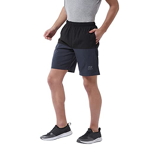 Image of Masch Sports Men's Dri-Fit, Moisture Wicking, Lightweight, Regular Fit, Soft Polyester Blend Fabric, Color Block, Sports Wear, Active Wear, Gym, Running & Training Shorts