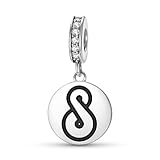 Maori Pikorua – Pendentif symbole totem unique torsadé en argent sterling 925 pour bijoux DIY compatible avec les bracelets à breloques originaux