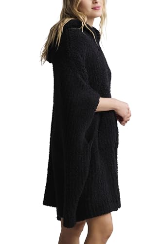 Image of Barefoot Dreams CozyChic The Cozy, Black, 32 inch Long