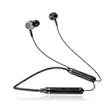 SENECESLI Bluetooth Headphones, 5.1 Cordless Sports Earbuds, Stereo in Ear Earphones, Noise Cancelling Headsets for Gym Running Workout (Black)