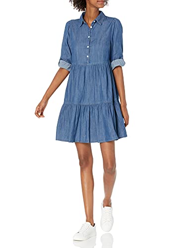 Image of Tommy Hilfiger Chambray Dress