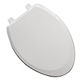 Bath Décor Slow Close Elongated Plastic Toilet Seat - Soft-Close, Durable, Ergonomically Designed with Easy Installation and Stylish Finish for Modern Bathrooms