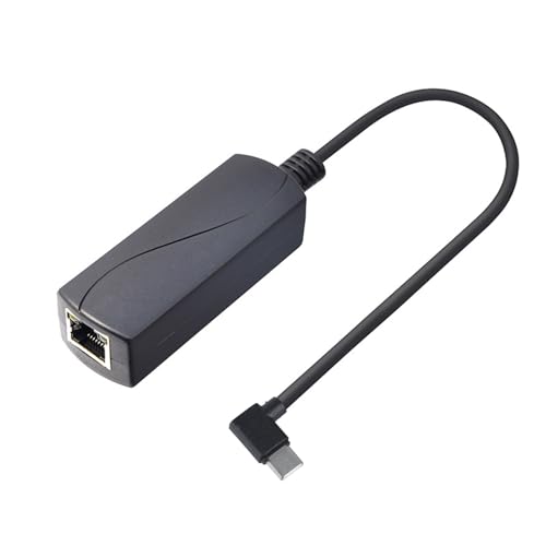 GANYKQ PoE to Type-C Adapter Converter IEEE802.3af with 10/100Mbps Broadband Charging Converter for Smartphones Tablets