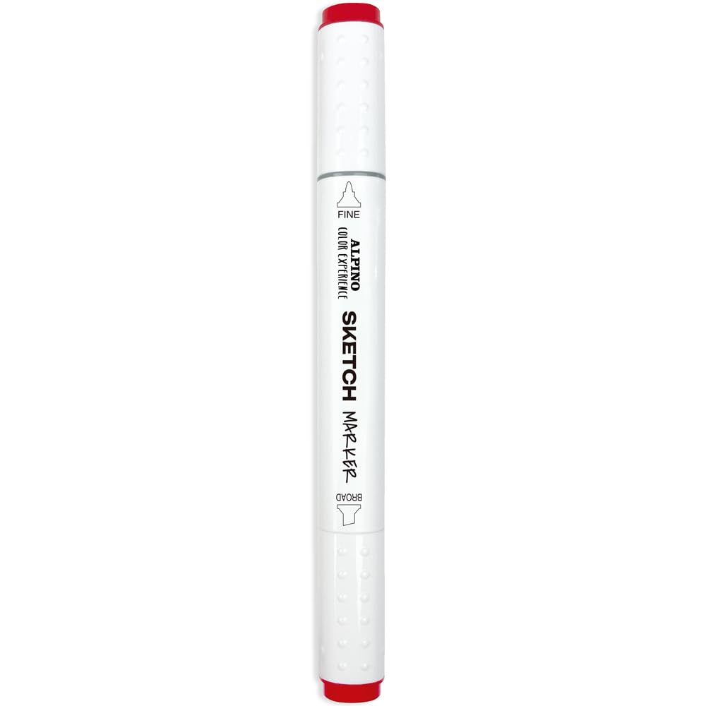 Alpino Permanentmarker Set – 36 Farben, Alkoholbasis, Doppelspitze (1 Mm Fein / 6 Mm Abgeschrägt)