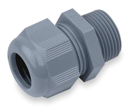Liquid Tight Connector, 3/8 in, Cord, Gray-image-19