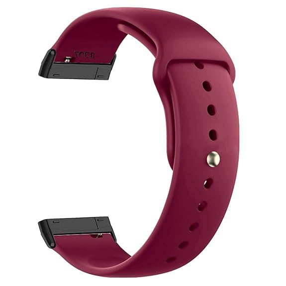 Image of YODI Watch Band Compatible with Fitbit Versa 4 / Fit bit Versa 3 / Fitbit Sense /Sense 2 Band, Soft Replacement Silicone Wristband for Women Flexible Waterproof Sport Watch Strap for Men Large