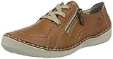 dekorativer Reißverschluss Rieker Damen 52518 Sneaker, braun, 40 EU