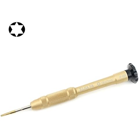Zhouzl Repair Spare Parts Professional Repair Tool Open Tool 25mm T6 Hex Tip Socket Screwdriver (Gold) Repair Spare Parts (Color : Gold) Cover