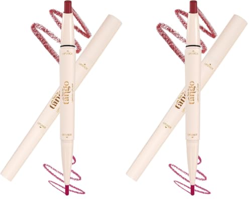 Image of Glam21 Two To Tango Lip Liner + Lipstick Duo |Non-Transfer |16hrs Long Stay | Creamy Matte Finish| Super-glide formula | Non-drying |For Sensational lip look, Vivid Maroon-06 (Pack of 2)