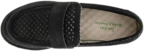 Jambu Women's Jessie Loafer Flat, Black, 10 | Image 3