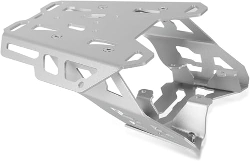Porte-bagages Tenere 700 arrière avec points d'ancrage multiples pour sacoches de moto argent