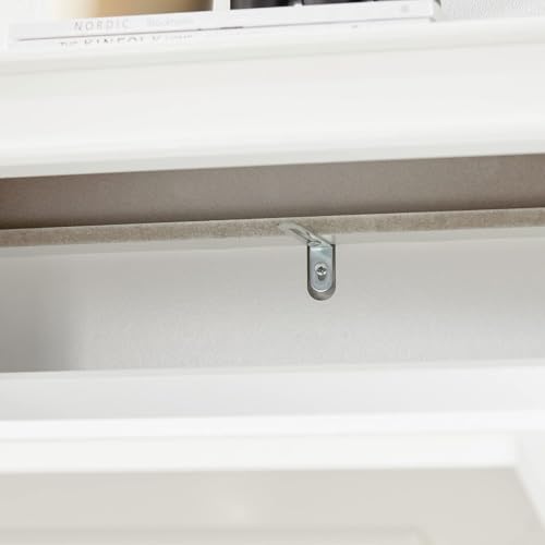 SoBuy 3 Flip-drawers Shoe Cabinet Shoe Storage Cupboard Organizer White W53 x D24 x H117cm FSR94-W