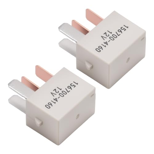 Hoypeyfiy 2Pcs 156700-4160 12V Micro ISO 4-Pin NO A/C Compressor Control/Clutch Relay, Replacement for Honda Accord 2018-2022, Replaces 39794-T5A-J01