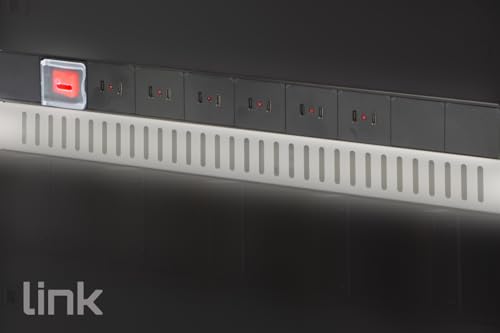 Multipresa 19" Con Porte USB-C Per Alimentare Dispositivi 5 Volt 3.4A - 4