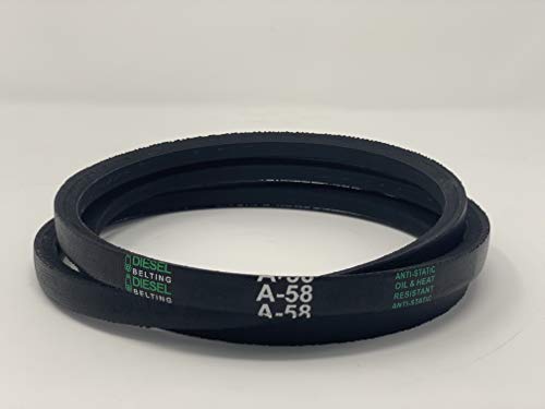 A58 (4L600) Classic Wrapped V-Belt 1/2 x 60in Outside Circumference