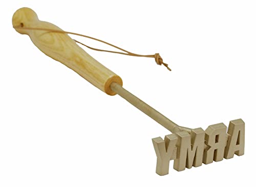 Indiana Metal Craft US Army Solid Brass Logo Meat Branding Iron Made in USA