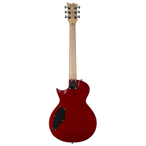LTD EC-10 Red Guitare électrique 6 cordes avec étui, rouge - Les Beatles, Paul McCartney, John Lennon, RIngo Starr, George Harrison LTD EC-10 Red Guitare électrique 6 cordes avec étui, rouge – Image 3