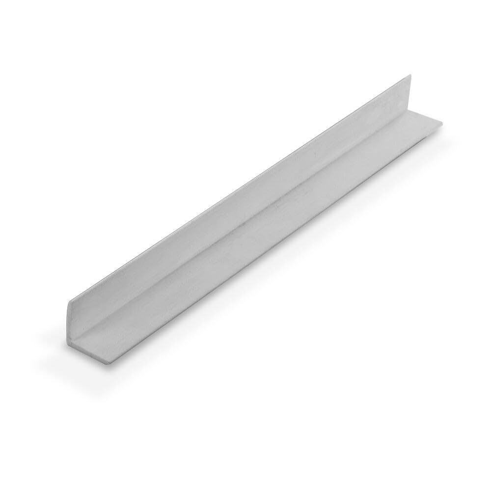 Outwater Plastics White 5/8" X 5/8" X 1/16" (.0625") Thick Styrene Plastic Extruded 90 Degree Angle 36 Inch Lengths