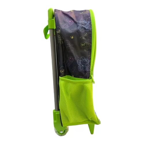 MOCHILA VERDE COM RODINHA TEEN TITANS GO -IC39702TG