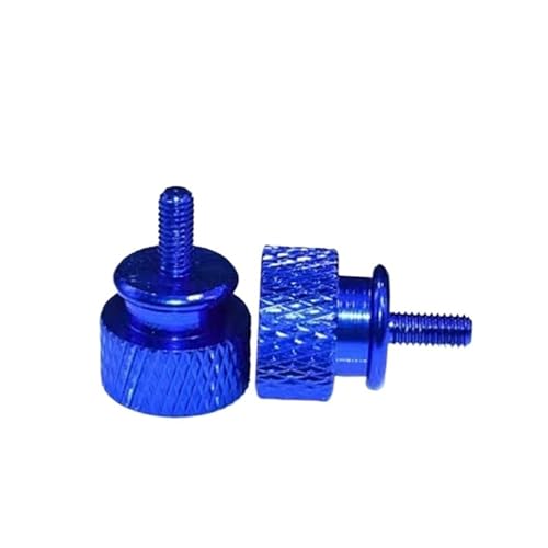 10��M3 M4�J���t���ȃR���s���[�^�P�[�X�܂݃l�W�A���~�����X�e�b�v�����DIY���[���b�g�n���h(10PCS Royal blue,M3X6 E11)