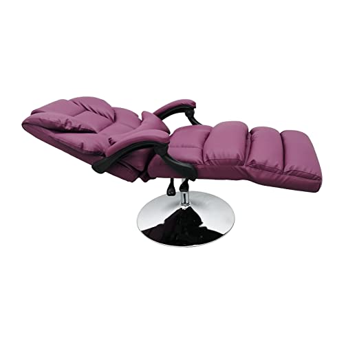 BREVELTION Beauty Bed Chair, Purple 360 Degree Rotating Facial Bed Spa Massage Table Salon Chair, Air Pressure Lifting, for Beauty Home Office Rest Chair, Load Capacity 275LB - Thumbnail 3