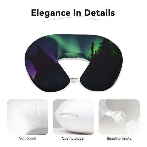 Almohada portátil de espuma viscoelástica negra miniatura 4